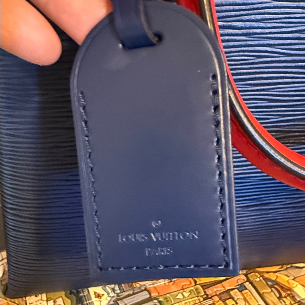Louis Vuitton Epi Kleber PM Andigo Conquelicot 2 way shoulder/handbag. FL3178 - Picture 3 of 10